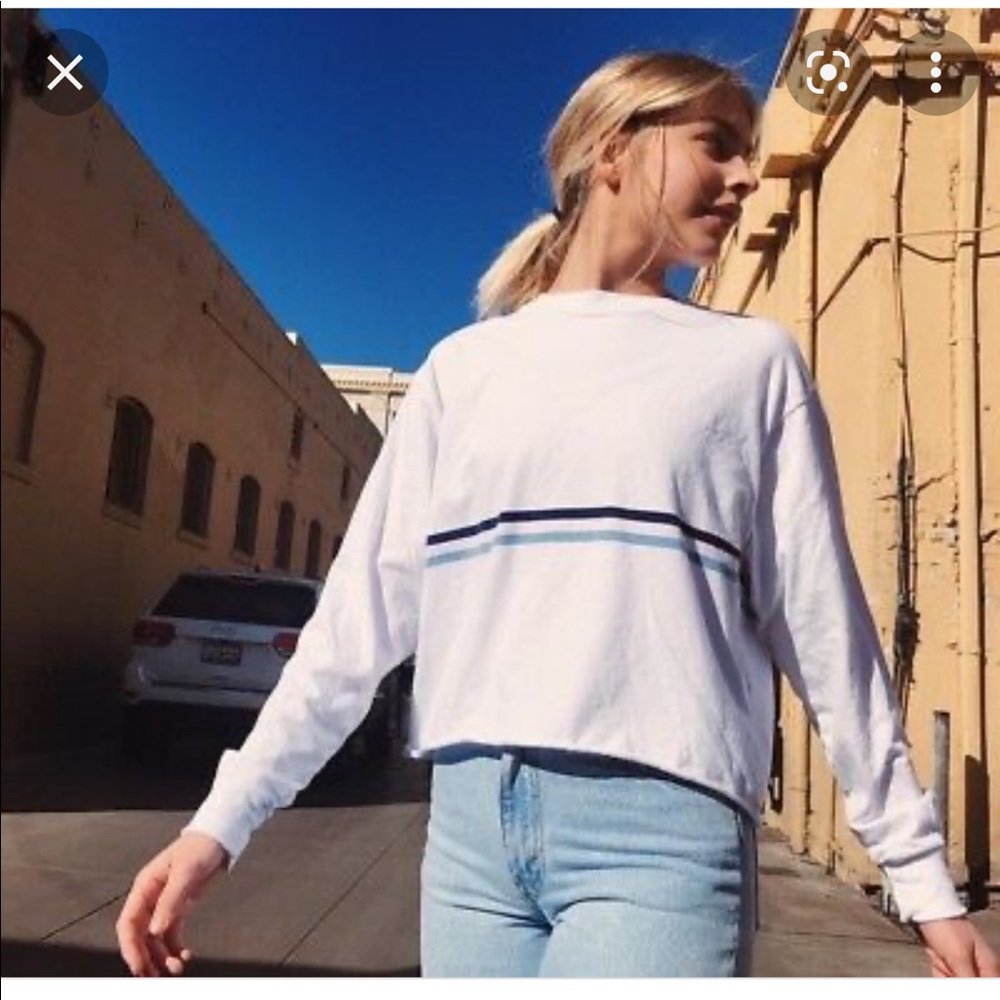 CLASSIC BRANDY STRIPED LONG SLEEVE